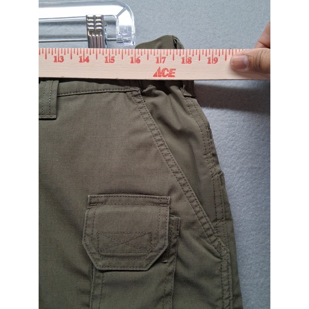 5.11 Tactical Pants Men's 36x34‎ Double Knee Cargo Elastic Waist Green - Picture 3 of 13
